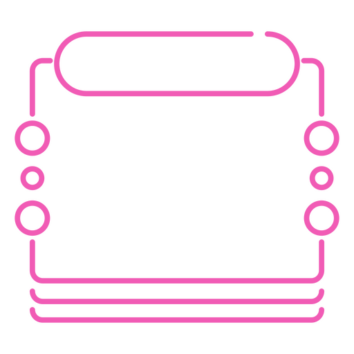 Design gráfico abstrato moderno com linhas rosa Desenho PNG
