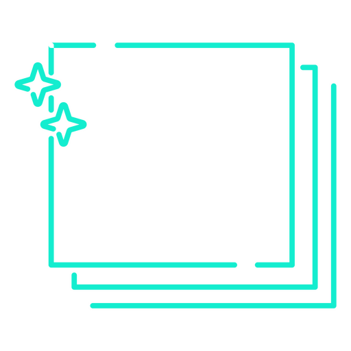 Design geométrico vibrante com brilhos Desenho PNG