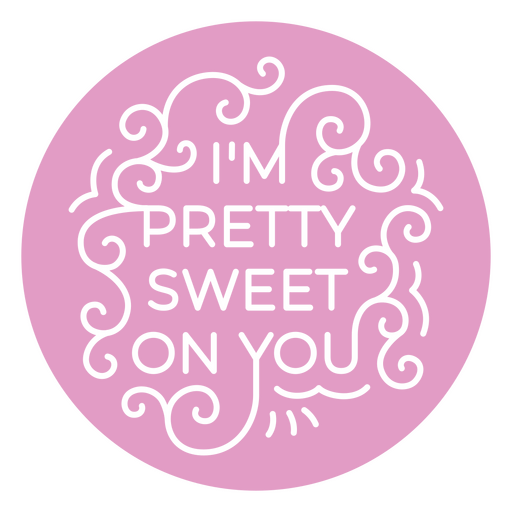 Design de camiseta com expressão doce e divertida com elementos decorativos Desenho PNG