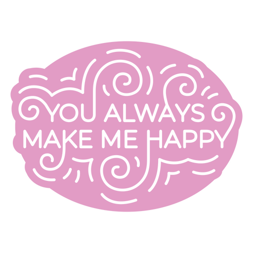 Verspieltes Zitat-Design für gute Laune PNG-Design
