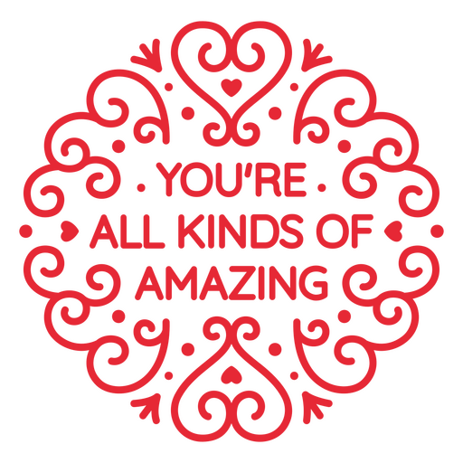 Diseño elegante de cita con temática de corazón Diseño PNG