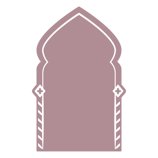 Design elegante de janela em arco Desenho PNG