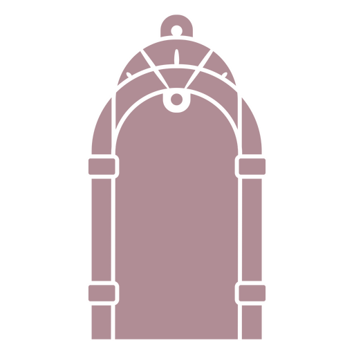 Elegante diseño de arco vintage Diseño PNG