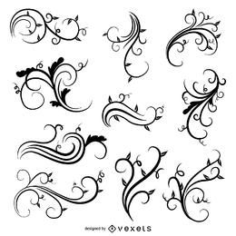Vector Vintage swirls for Designs