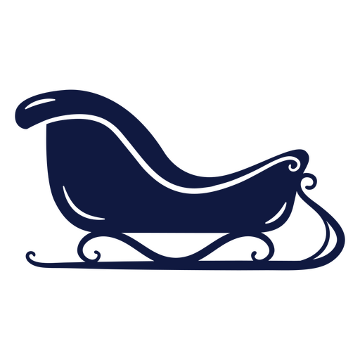 Design gráfico clássico de trenó de inverno para vestuário sazonal Desenho PNG