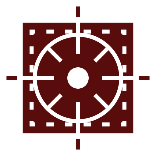 Diseño geométrico de diana con patrones intrincados Diseño PNG