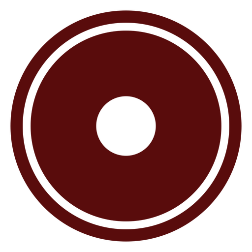 Markantes, kreisförmiges geometrisches Design mit konzentrischen Ringen PNG-Design