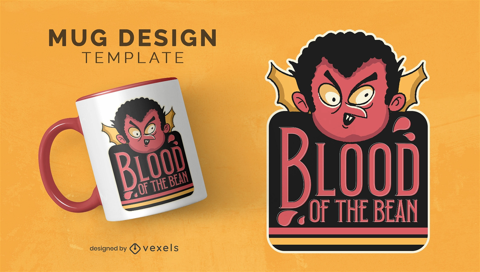 Design PNG E SVG De Desenho De Vampiro Peidando Para Camisetas