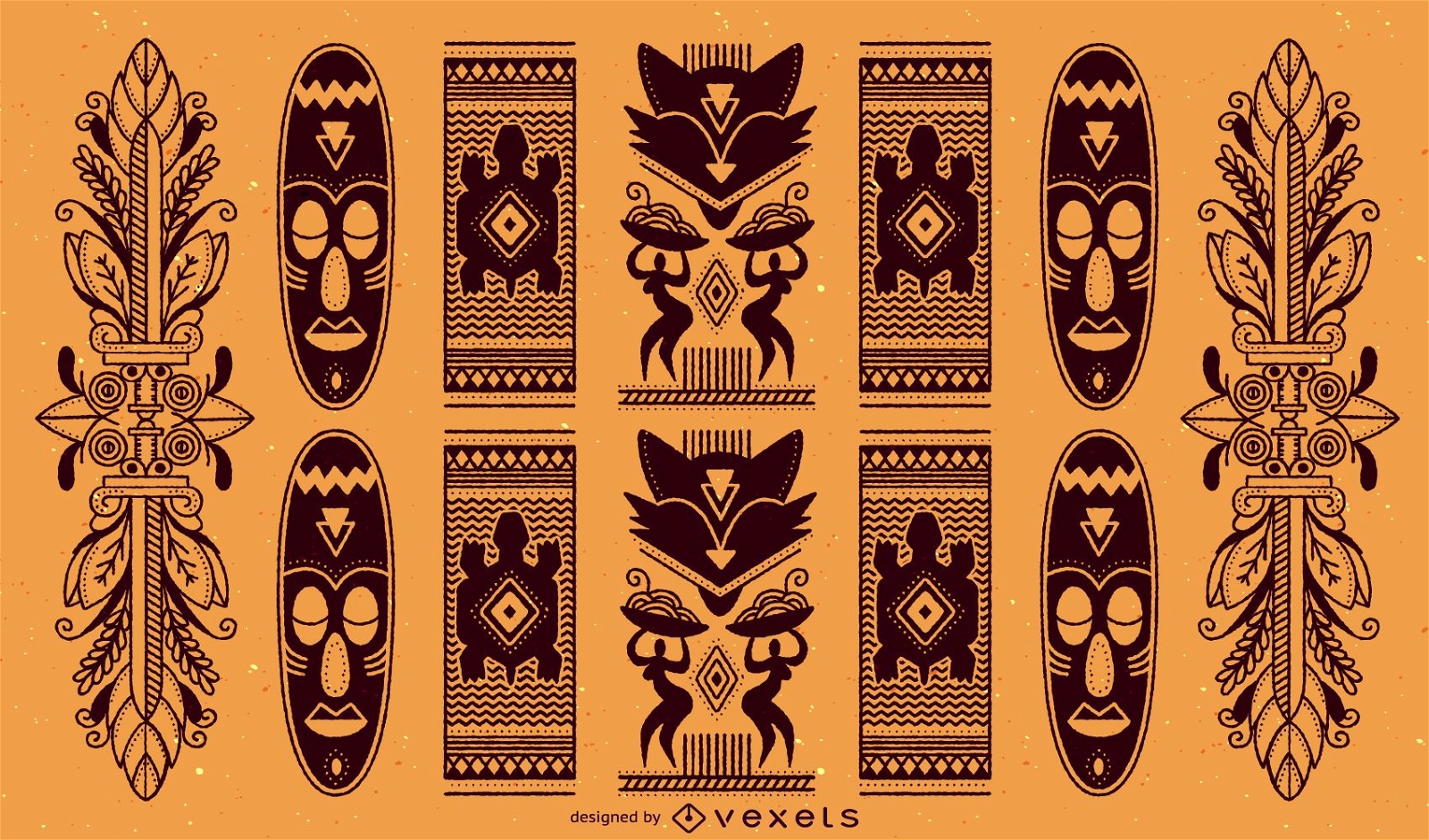 Patrón africano tradicional