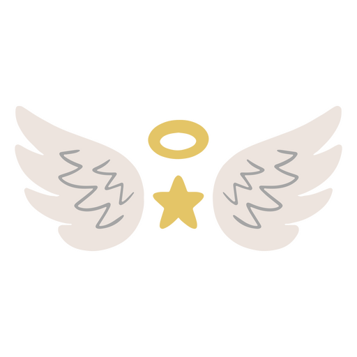 Icono de alas de angel png Diseño PNG