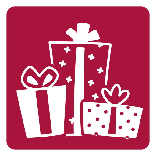 Stylish gift box illustration for festive decor PNG Design