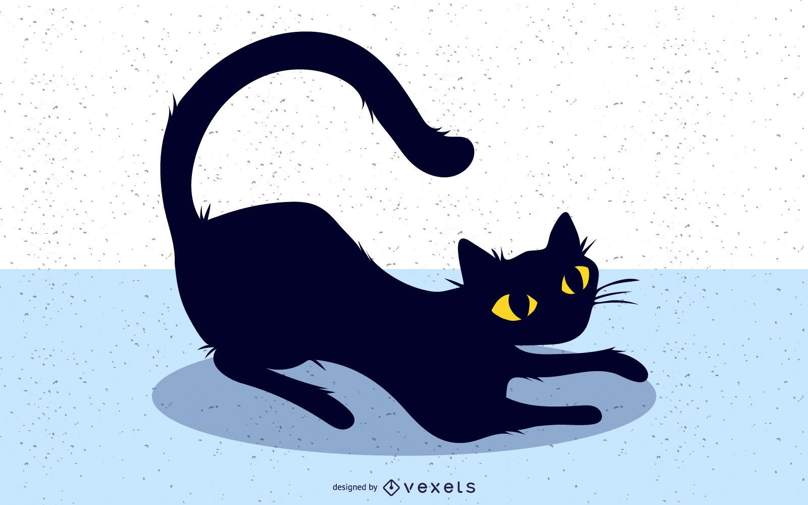 Schwarze Katze Bild 2
