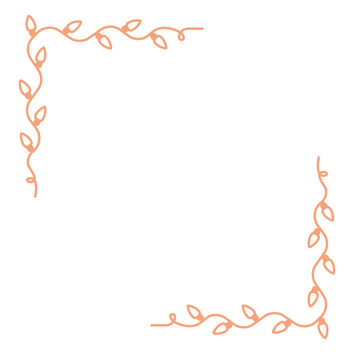 Zartes Weinrand-Illustrationsdesign PNG-Design