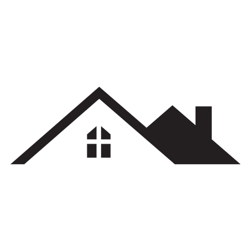 Design de silhueta de casa minimalista Desenho PNG