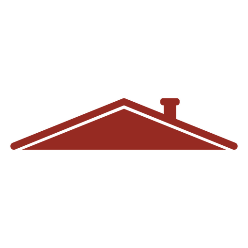 Gráfico de telhado de casa minimalista e elegante Desenho PNG