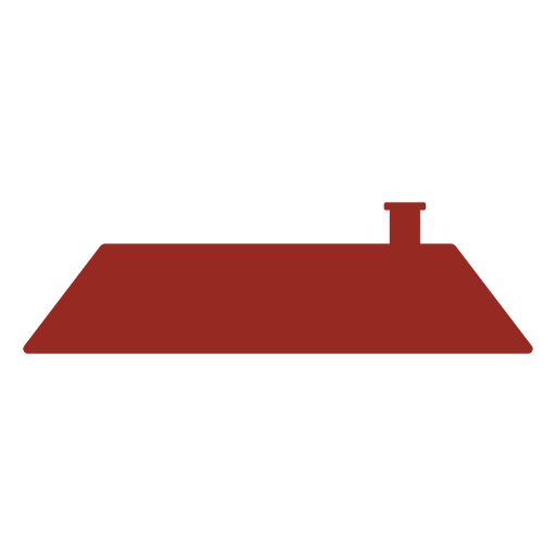 Ícone de telhado vermelho Desenho PNG