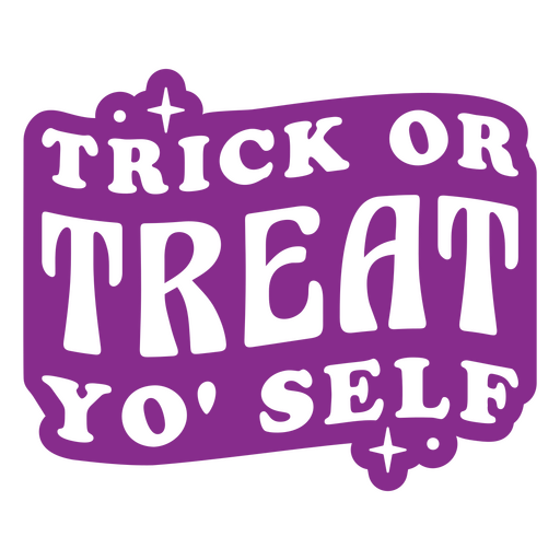 Trick or treat yo yo self PNG Design