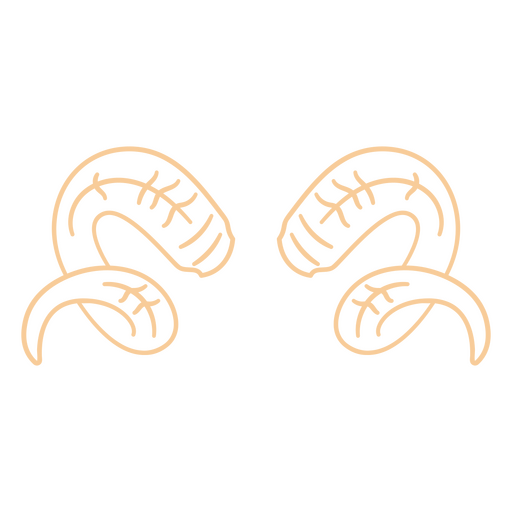 Stilisiertes minimalistisches Schlangendesign PNG-Design