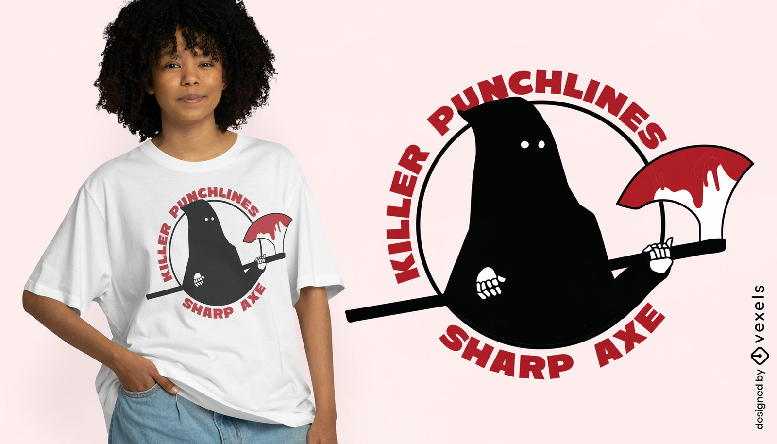 Diseño de camiseta Killer punchlines