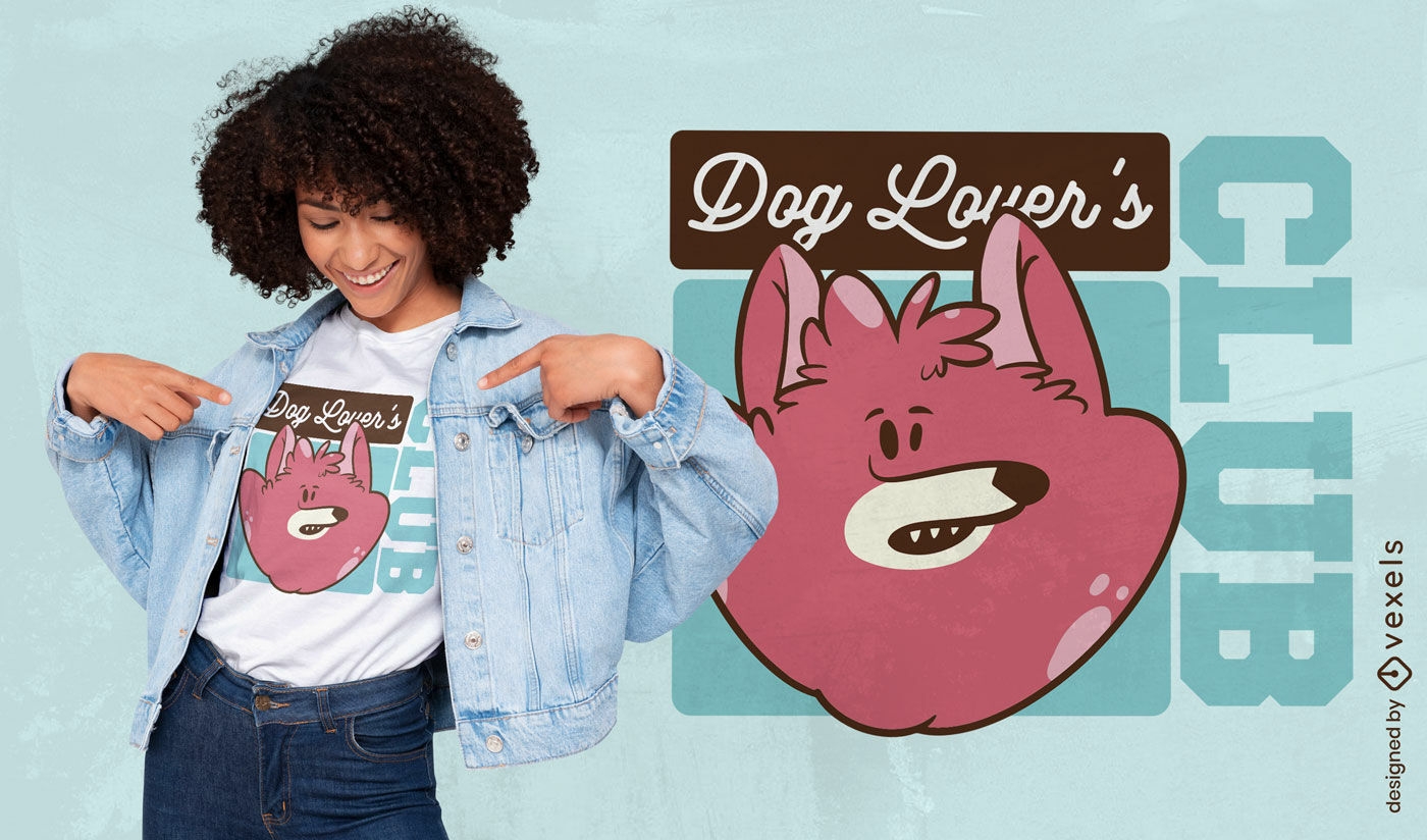 Dog lover's club t-shirt design