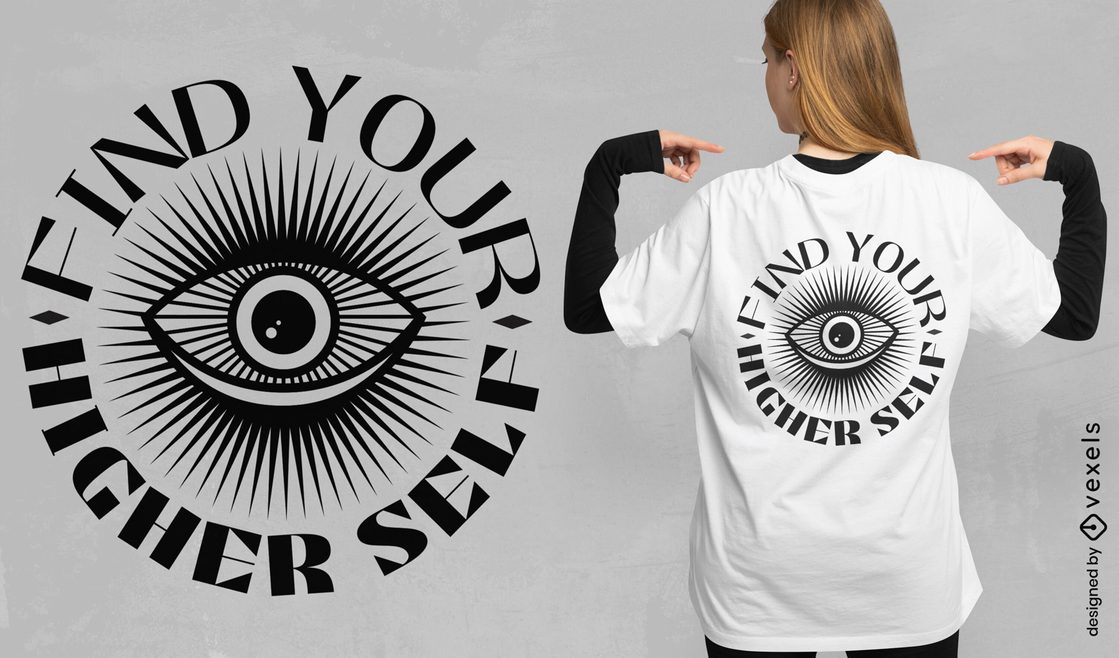 Find your higher self t-shirt design