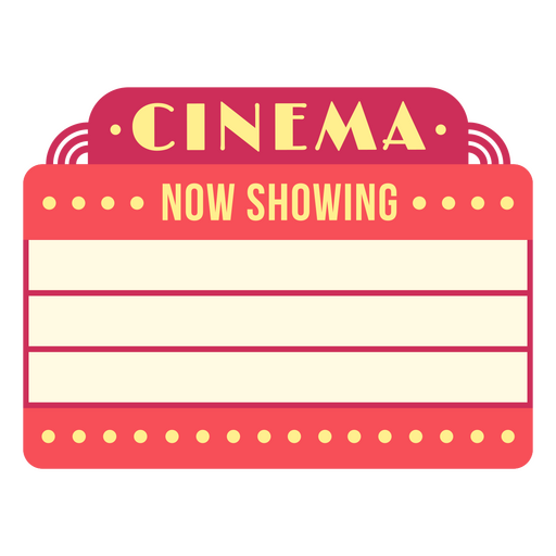 Vintage Kino-Wanddekoration PNG-Design