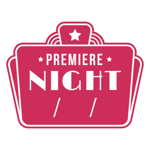 Exciting premiere night film event design PNG Design