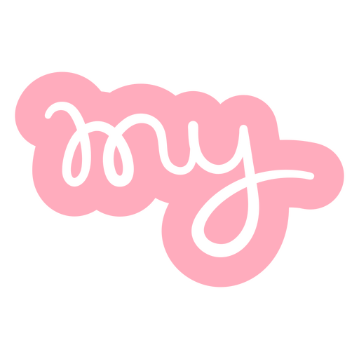 Design de texto manuscrito divertido Desenho PNG