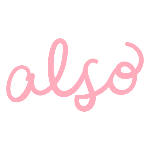 Playful cursive typography art PNG Design