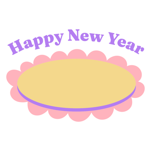 Happy new year clipart PNG Design