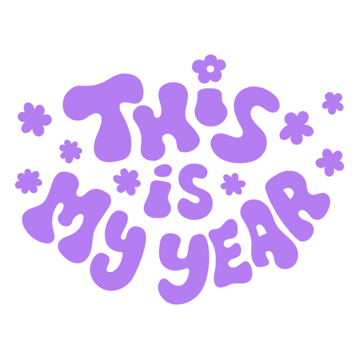 This is my year svg PNG Design