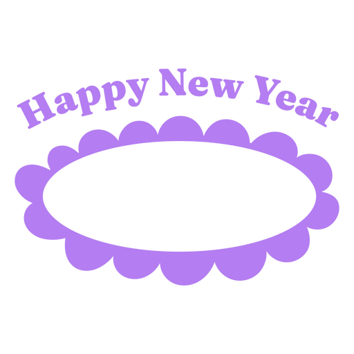 Happy new year png PNG Design