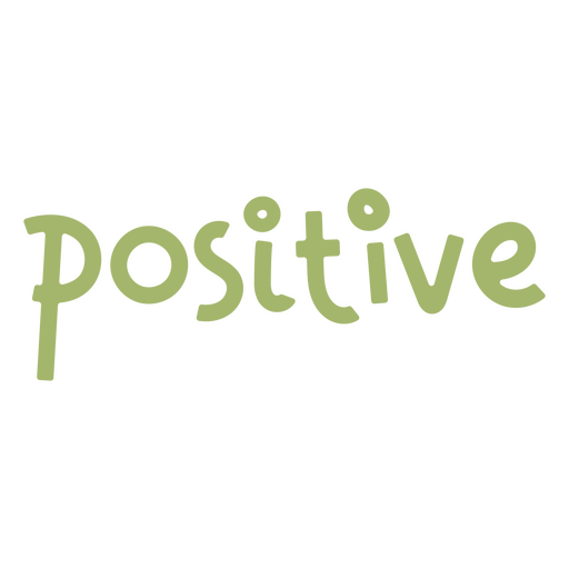 Diseño de camiseta con tipografía verde vibrante que promueve el optimismo. Diseño PNG