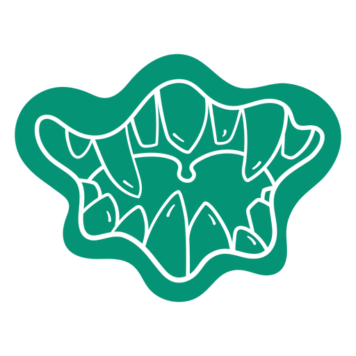 Diseño de ilustración de dientes juguetones Diseño PNG