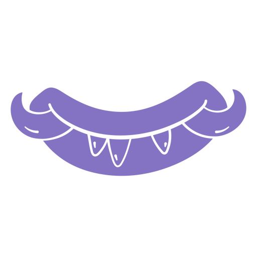 Diseño de sonrisa de dibujos animados divertidos Diseño PNG