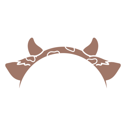 Faixa de cabelo com estampa animal estilosa Desenho PNG