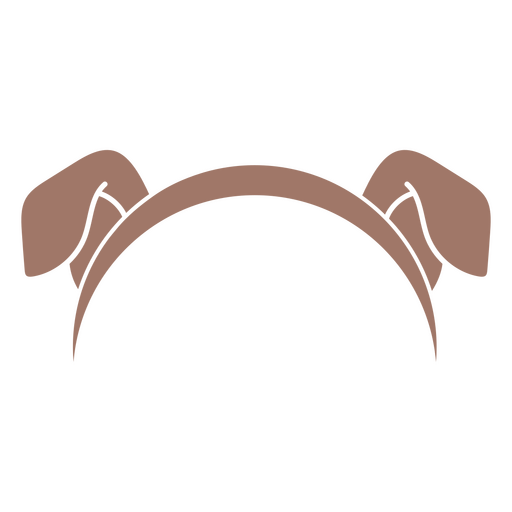 Diadema con diseño elegante inspirado en mascotas Diseño PNG