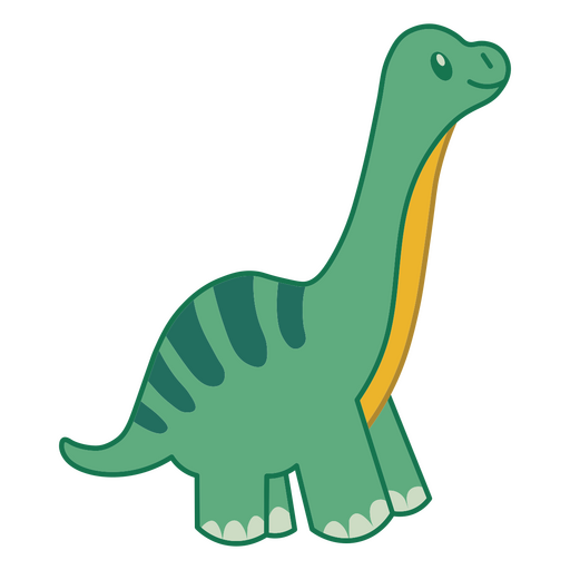 Playful cartoon dinosaur design PNG Design