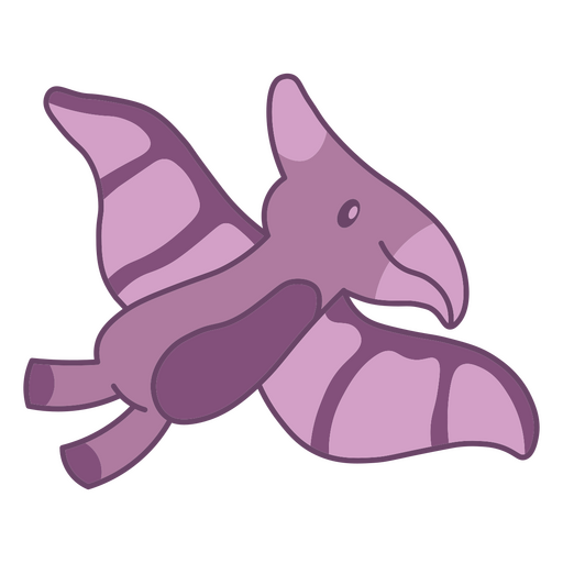 Tetrápode roxo voando Desenho PNG