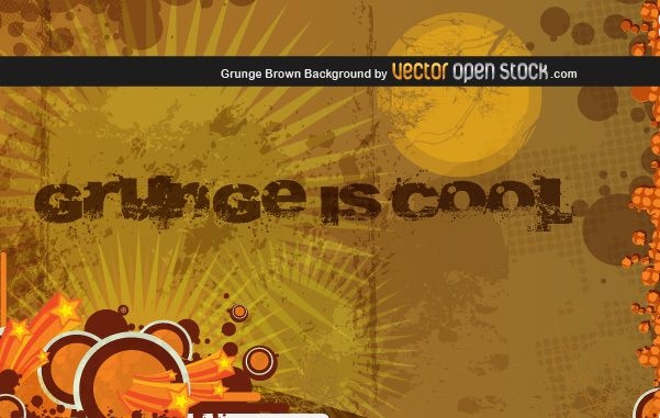 Grunge Brown Background