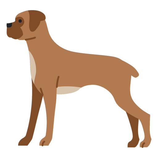 Ilustração estilizada de cachorro de desenho animado Desenho PNG