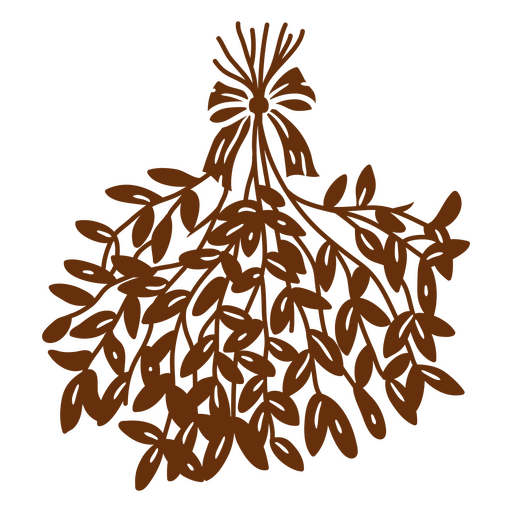 Illustration of a bunch of leaves PNG Design