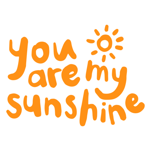 Diseño de camiseta con una frase alegre y brillante sobre el sol. Diseño PNG