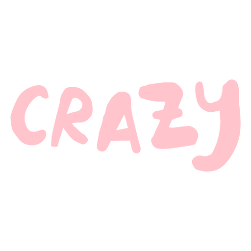 Diseño de letras locas y divertidas Diseño PNG