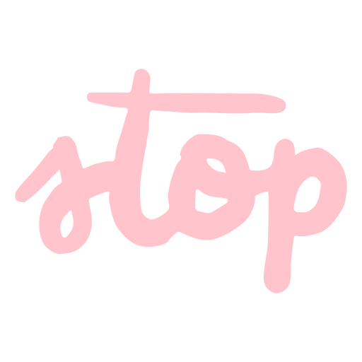 Diseño de señal de stop lúdico Diseño PNG