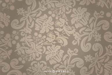 Blumenverzierungs-Vektorhintergrund