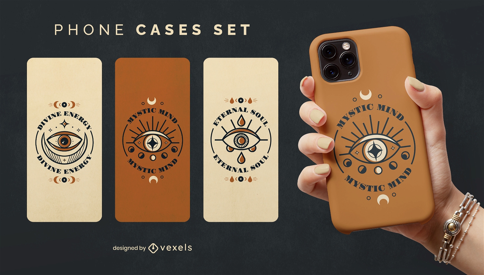 Tarot and spirituality phone case set
