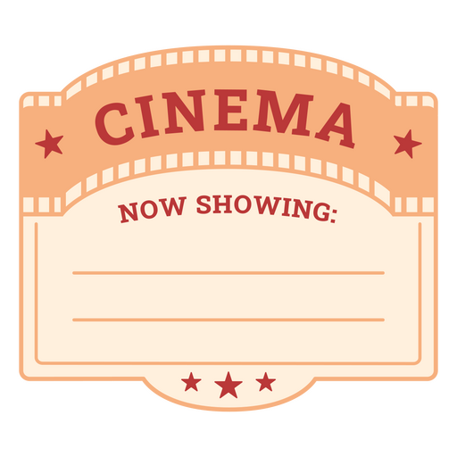 Retro-Kino-Vorstellungszeit-Leuchtreklame-Design für Veranstaltungsbeschilderung PNG-Design