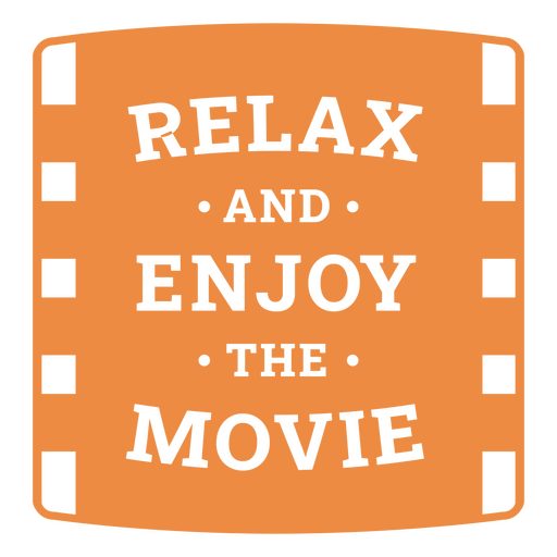 Lustiges Zitat für einen Filmabend PNG-Design