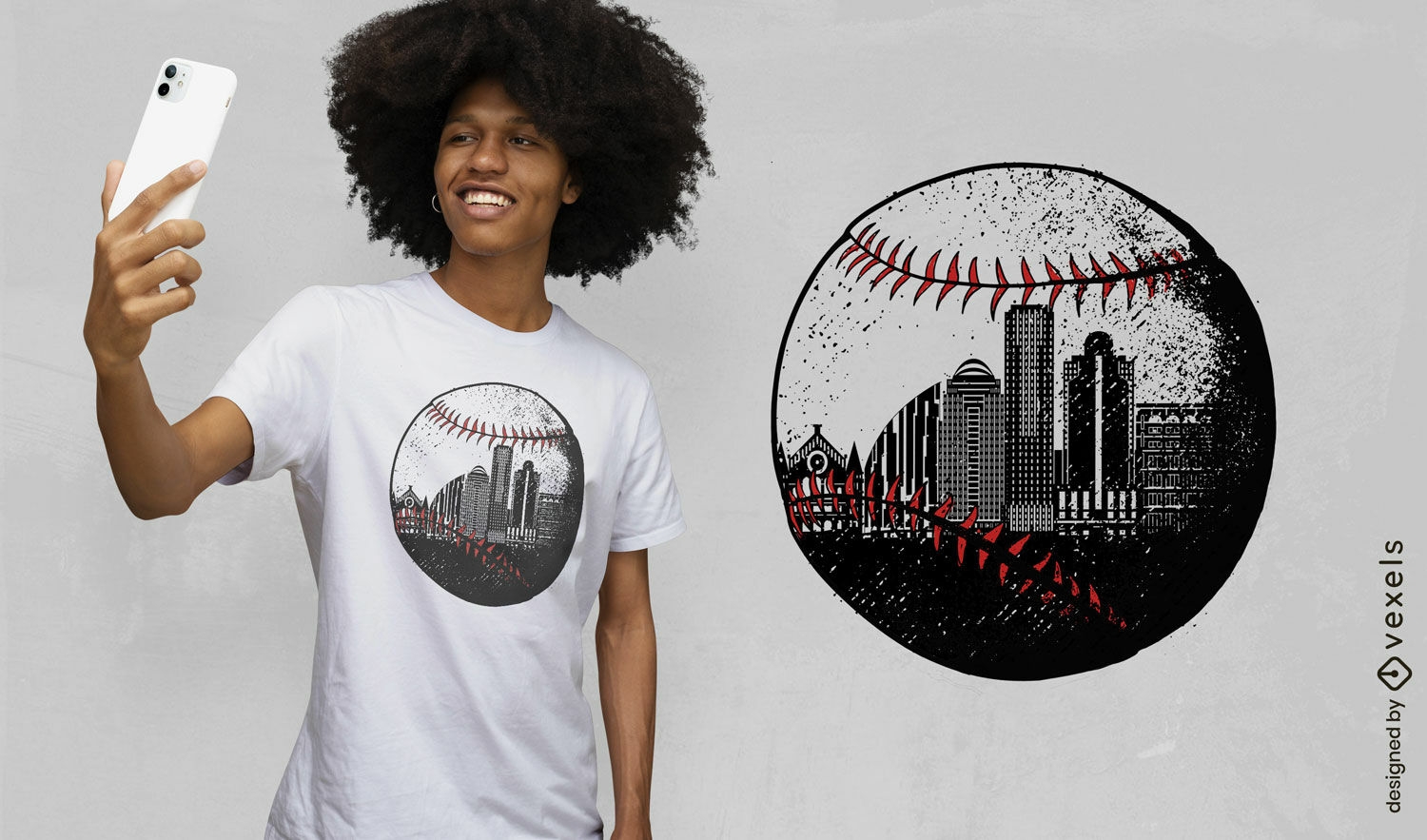 Diseño de camiseta de béisbol de la ciudad de Cincinaty.